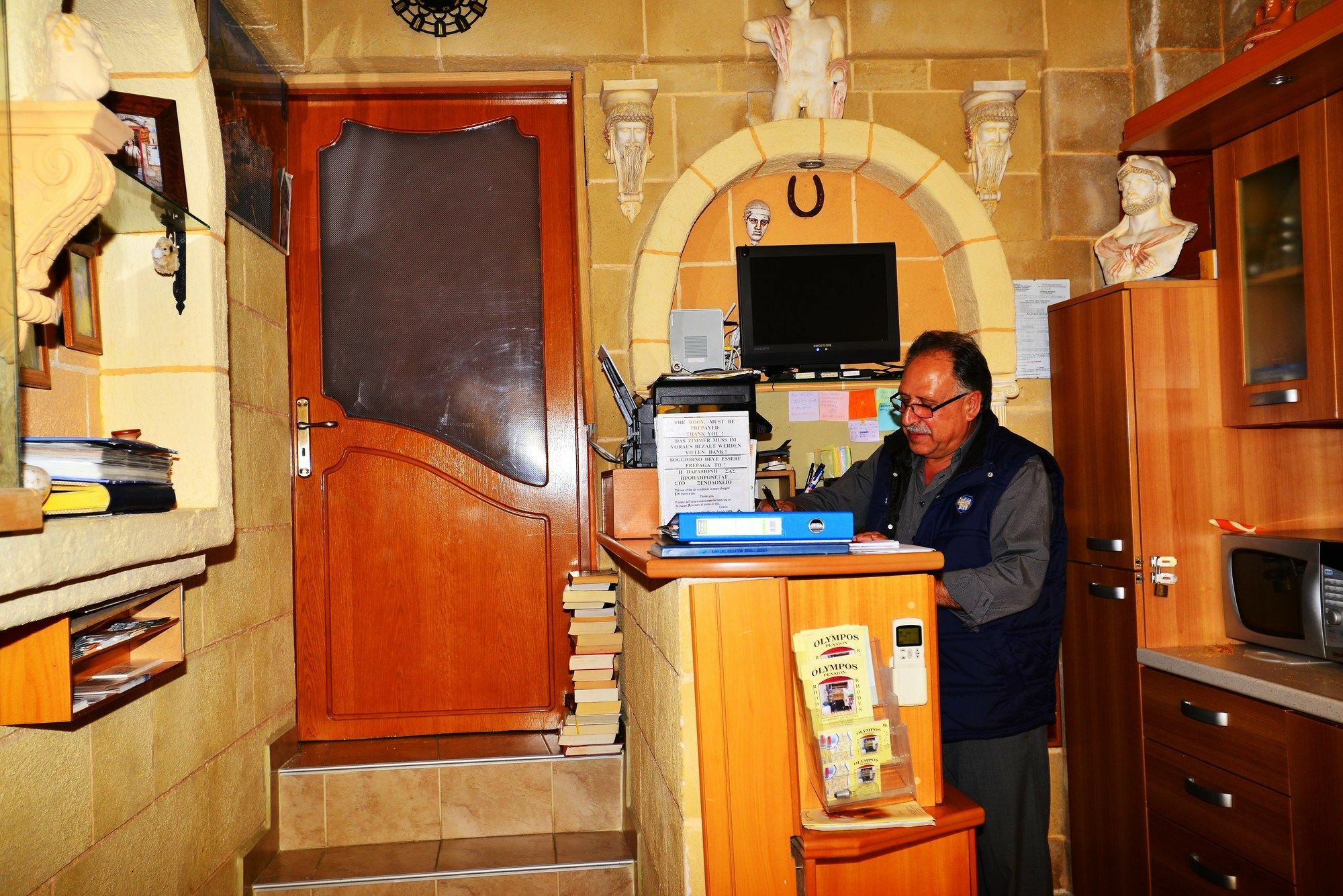 Rhodes City Olympos Pension מראה חיצוני תמונה